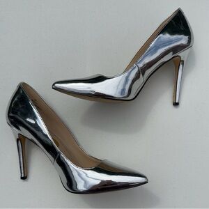 Nine West Tatiana Dark Pewter Metallic Pumps